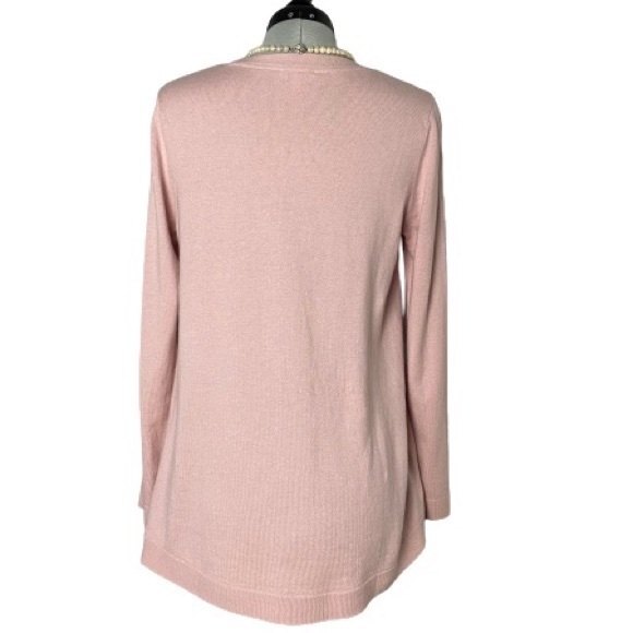 EUC J. Jill Pink Cotton Blend Oversized Loose Fit Sweater Size XS - Picture 2 of 7